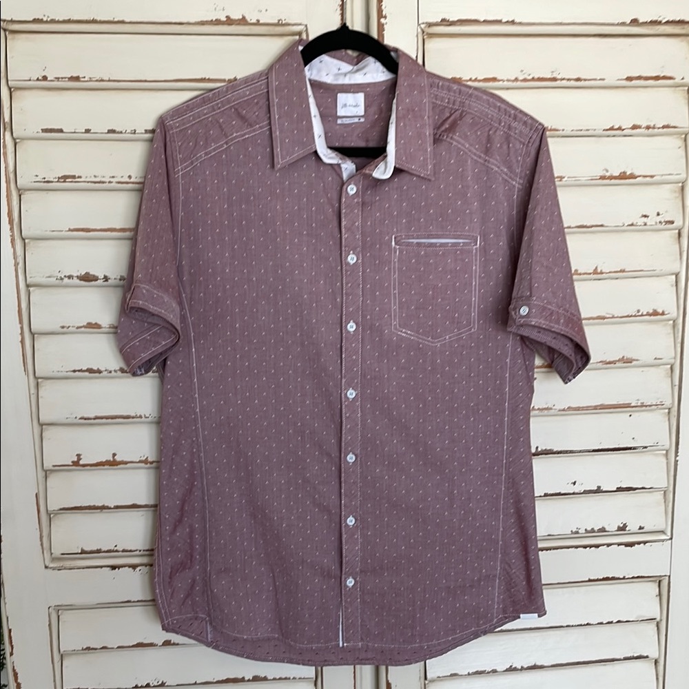 Men's Maroon JB Holt Short Sleeve Shirt